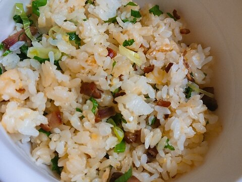 ご飯パラパラ☆焼豚のシンプル炒飯